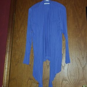 Light blue long sleeve cardigan